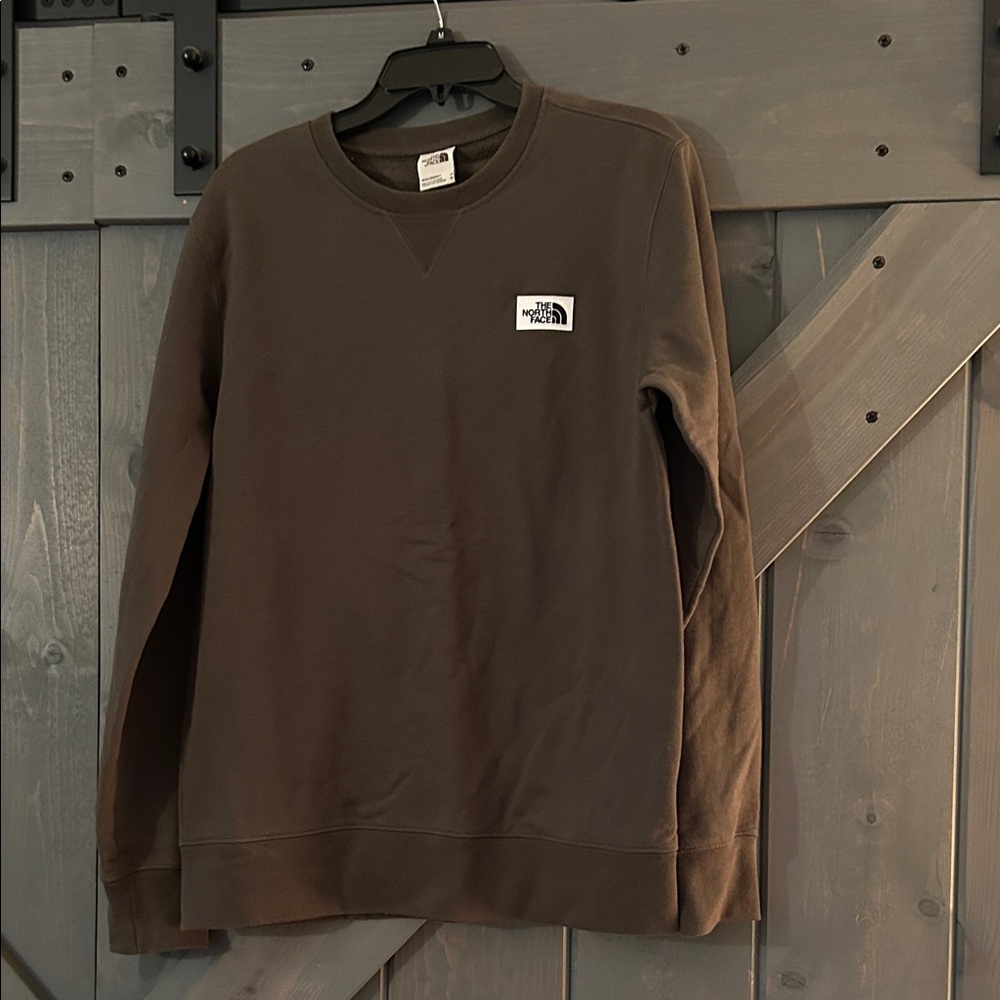 The North Face Men's Dark  Crewneck Sweater - army green